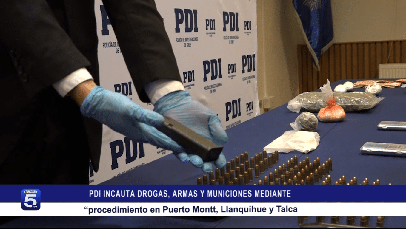 Pdi Incauta Drogas Armas Y Municiones Mediante Procedimiento En Puerto